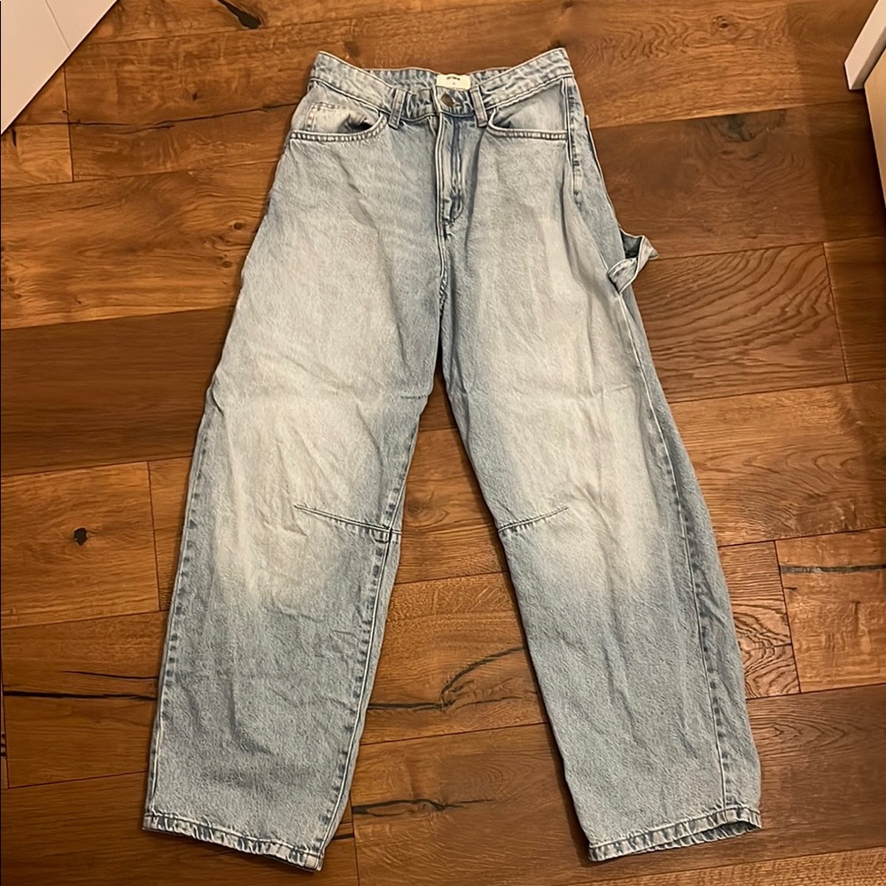 Cotton on cargo barrel Blue Jeans
